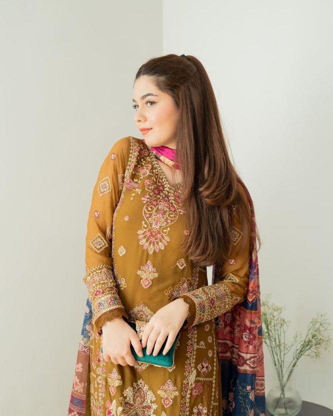 Sunehri Afsana Sharara Set