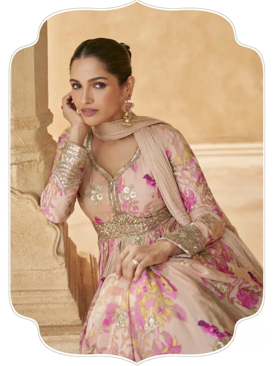 Floral Enchantment Anarkali