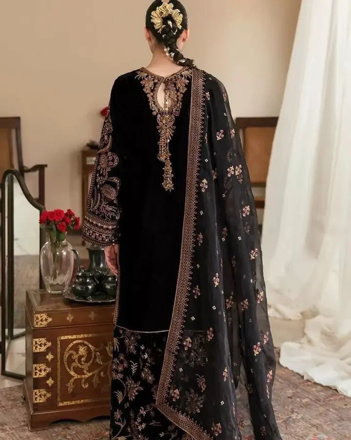 Black Gold Royal Suit Set