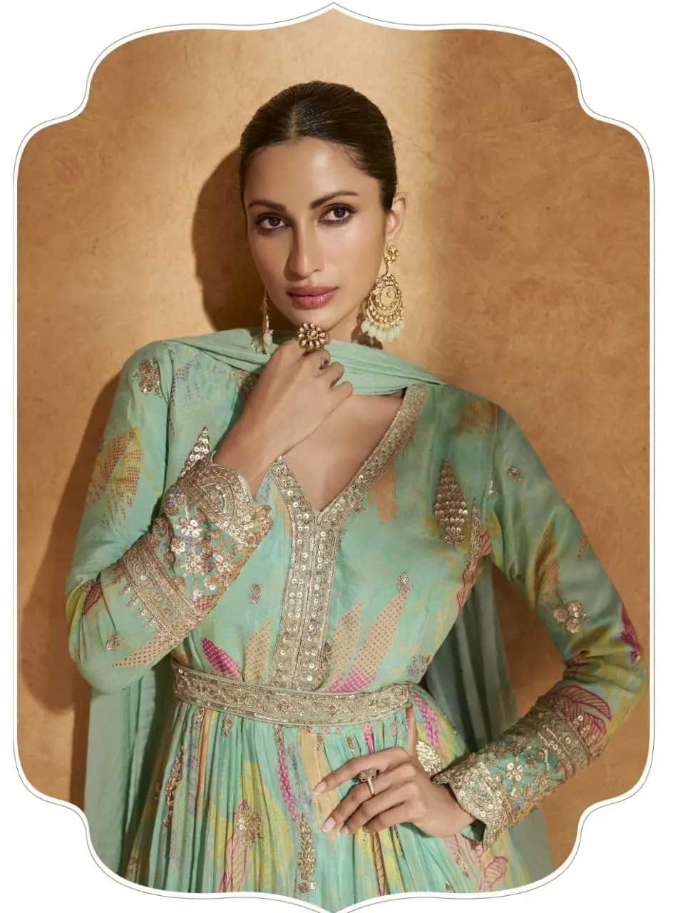 Floral Enchantment Anarkali