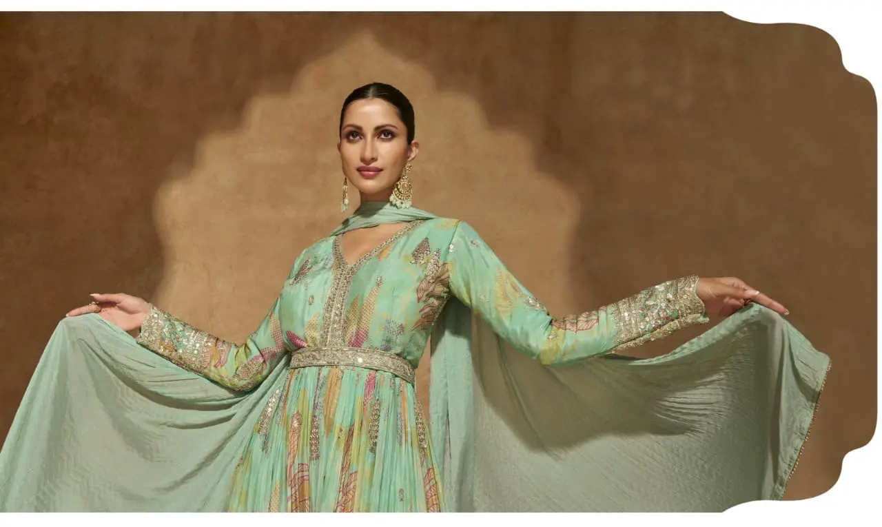 Floral Enchantment Anarkali