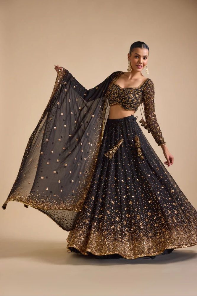 Noir Royale Lehenga Set