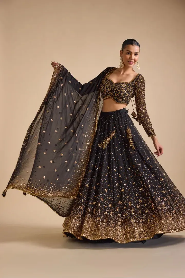Noir Royale Lehenga Set