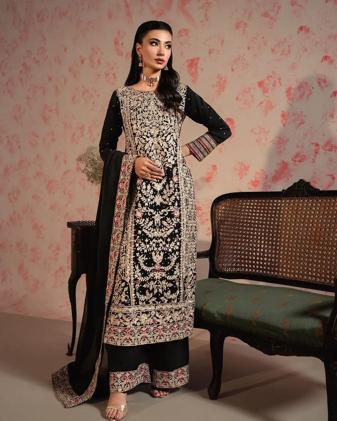 Noir Royal Majesty Anarkali Set
