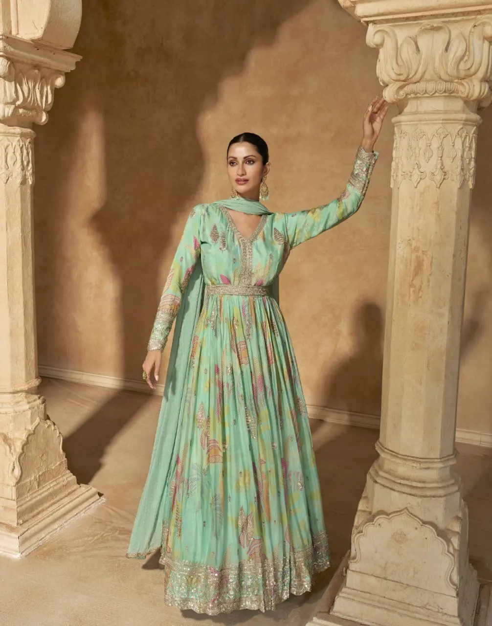 Floral Enchantment Anarkali
