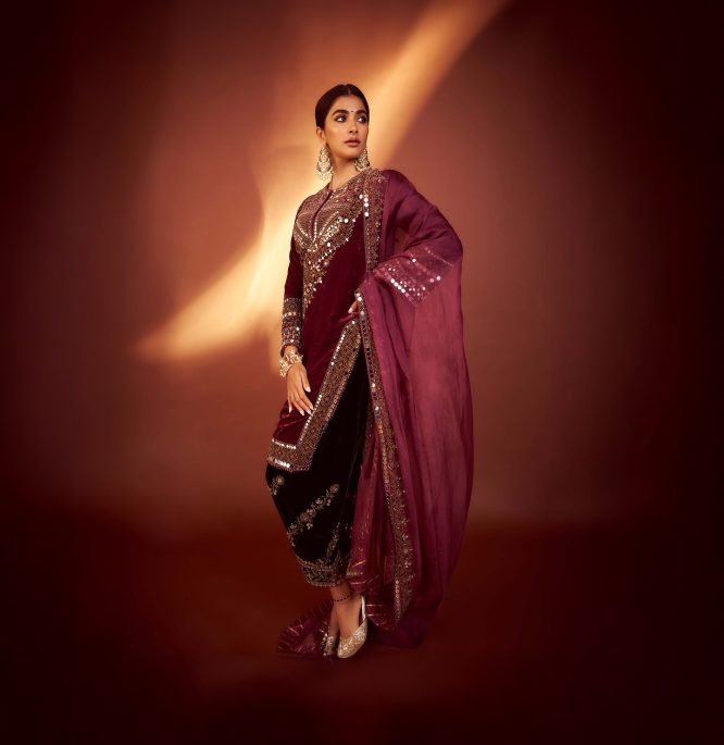 Pooja Luxury Embroidered  Suit Set
