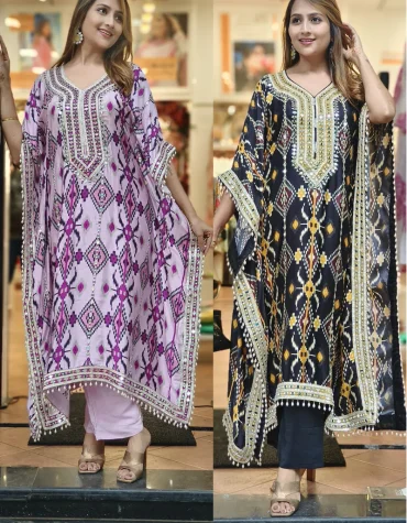 Royal Chinon Silk Luxe Kaftan
