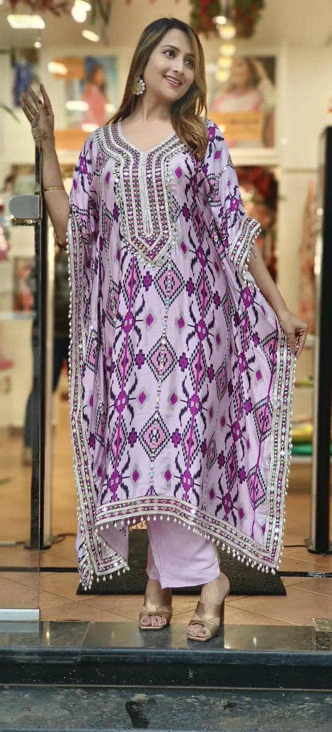 Royal Chinon Silk Luxe Kaftan