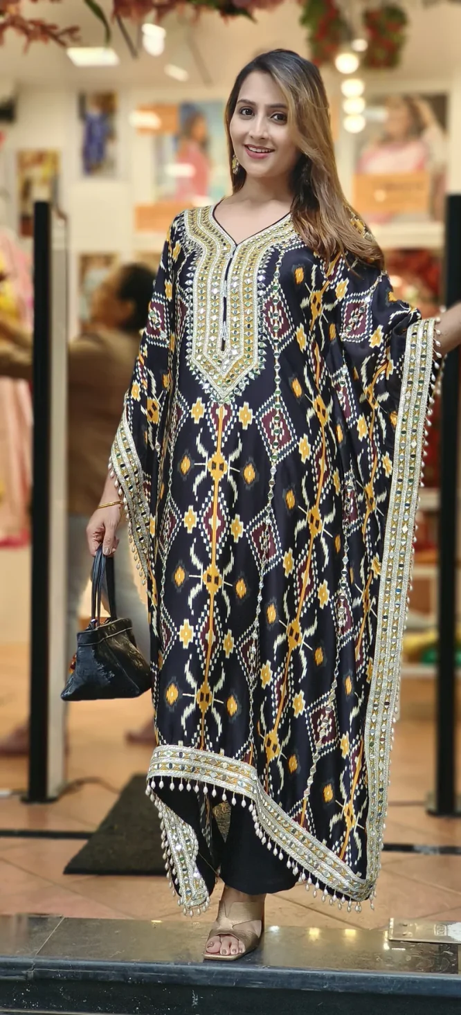 Royal Chinon Silk Luxe Kaftan