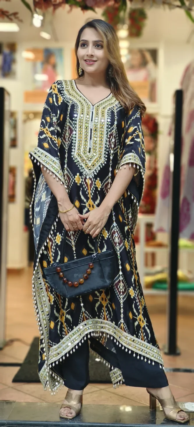 Royal Chinon Silk Luxe Kaftan