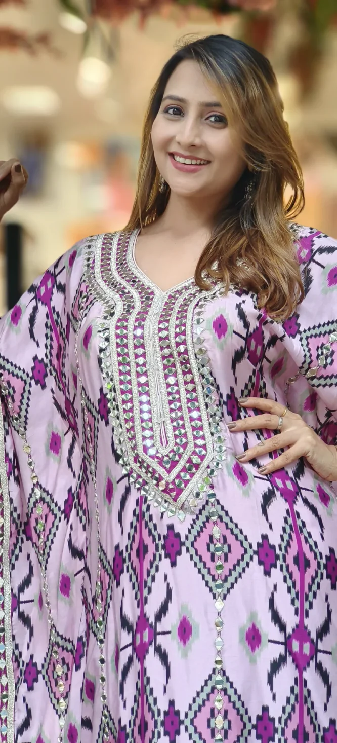 Royal Chinon Silk Luxe Kaftan