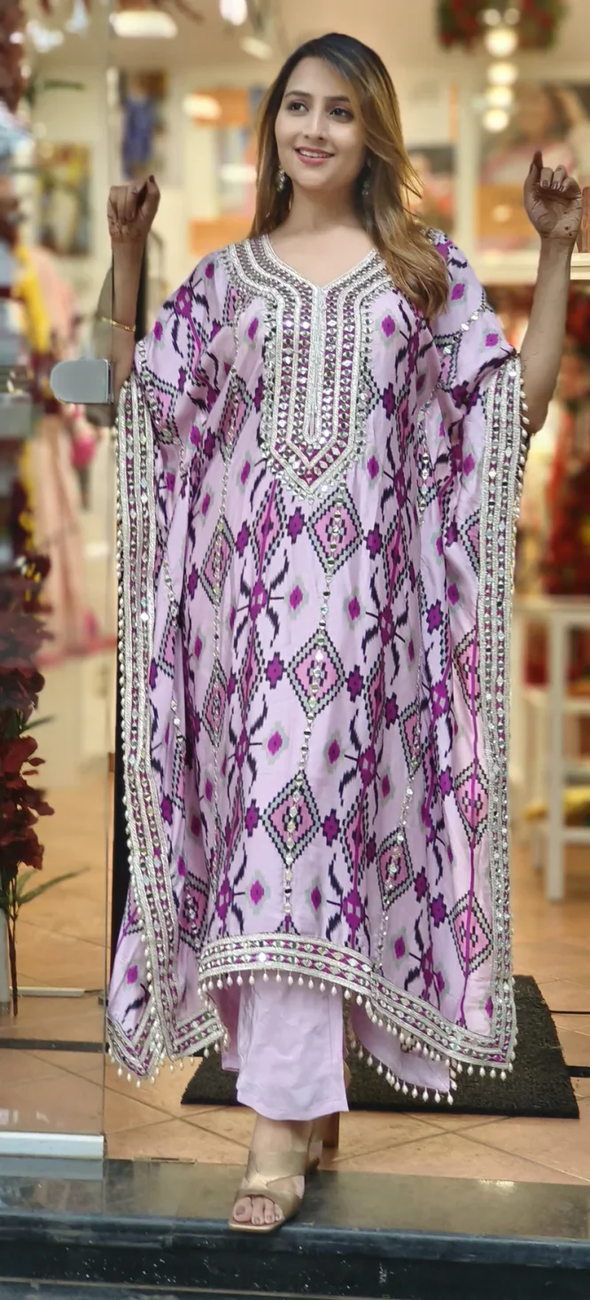 Royal Chinon Silk Luxe Kaftan