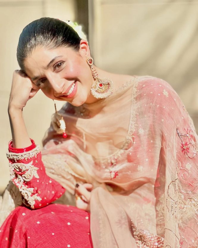 Mawra Designer Anarkali With Handcrafted Dupatta