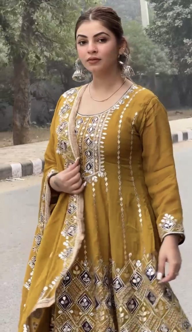 Luxurious Chinnon Designer Suit Set