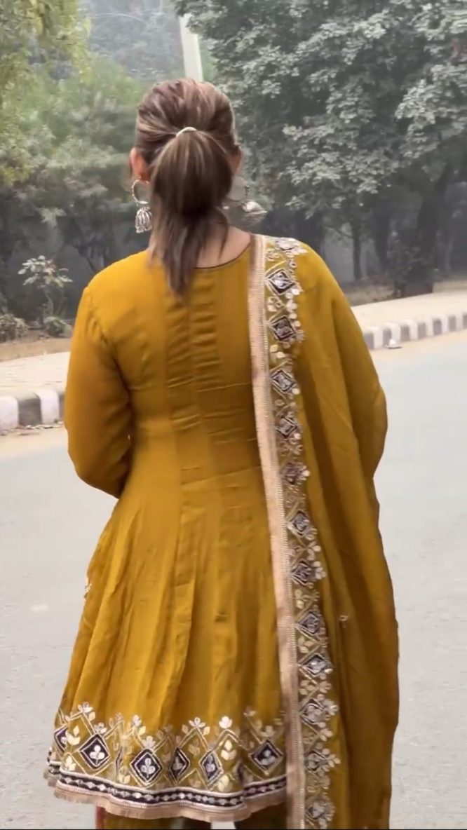 Luxurious Chinnon Designer Suit Set