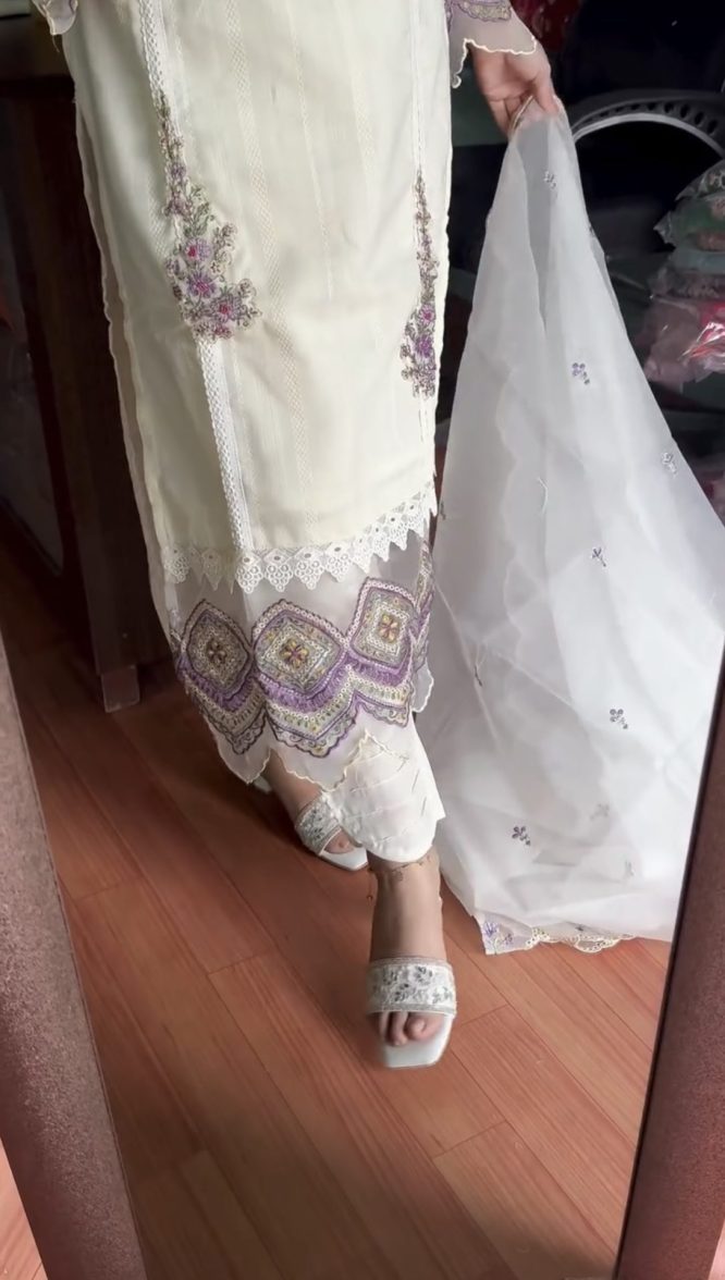 Anaya Pure Organza Suit Set
