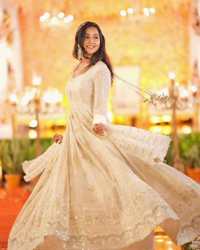 Drisha Heavy Embroidery Anarkali Set