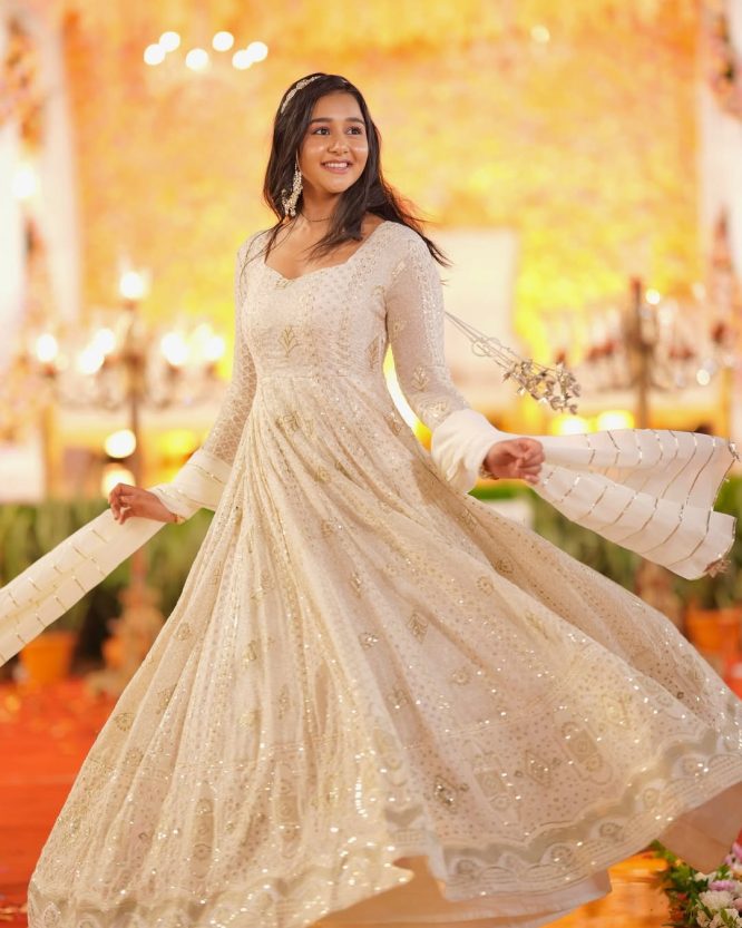 Drisha Heavy Embroidery Anarkali Set
