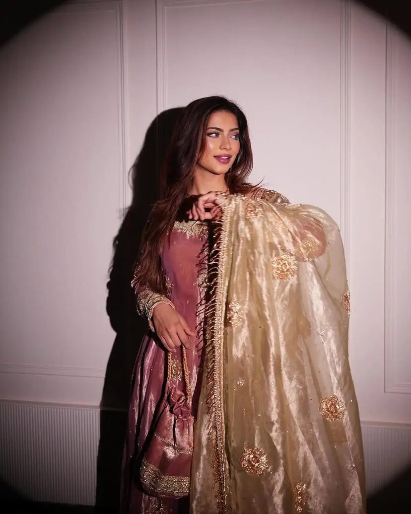 Rose Elegance Anarkali Set