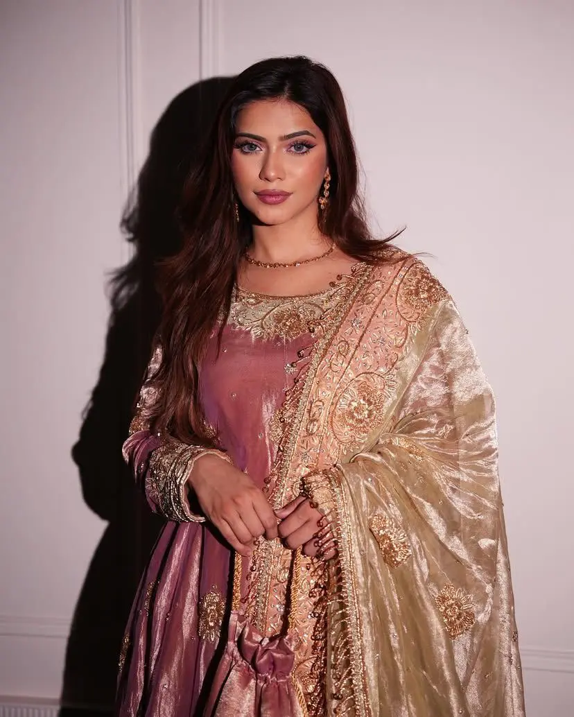 Rose Elegance Anarkali Set