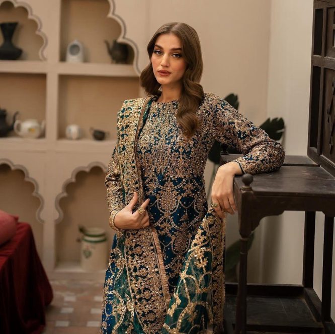 Regal Elegance  Handcrafted Embroidered Suit