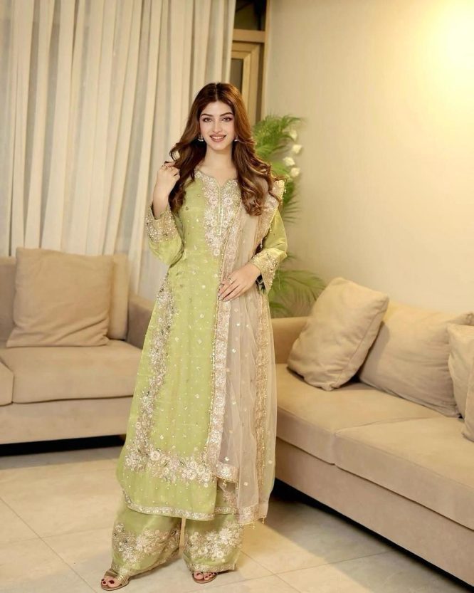 Suhana  Embroidered Sharara Set
