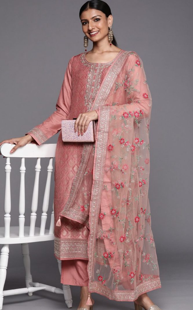 Sarah Blush Pink Suit Set