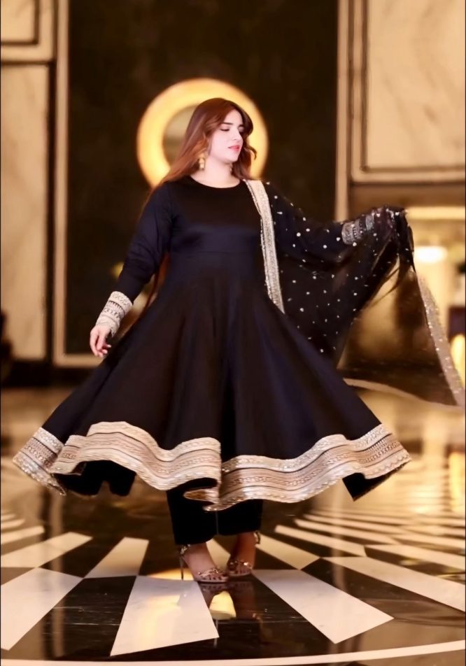 Royal Black Elegance Ensemble   Suit Set