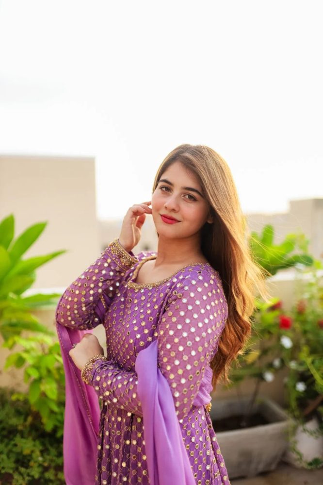 Atisa's Purple Coloured Suit Set