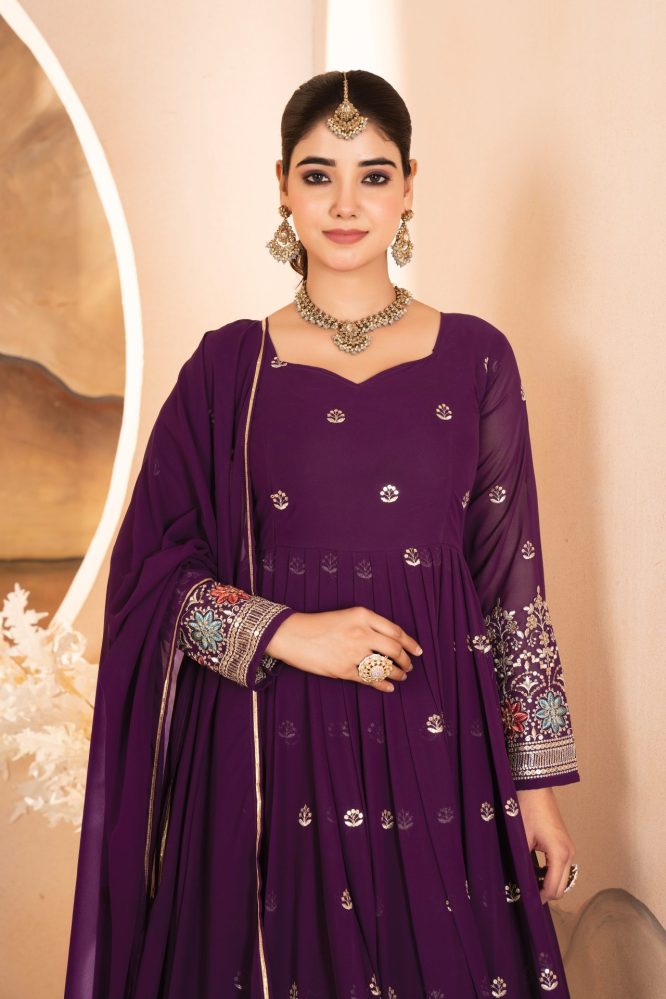 Athena's Beautiful Anarkali Suit Set