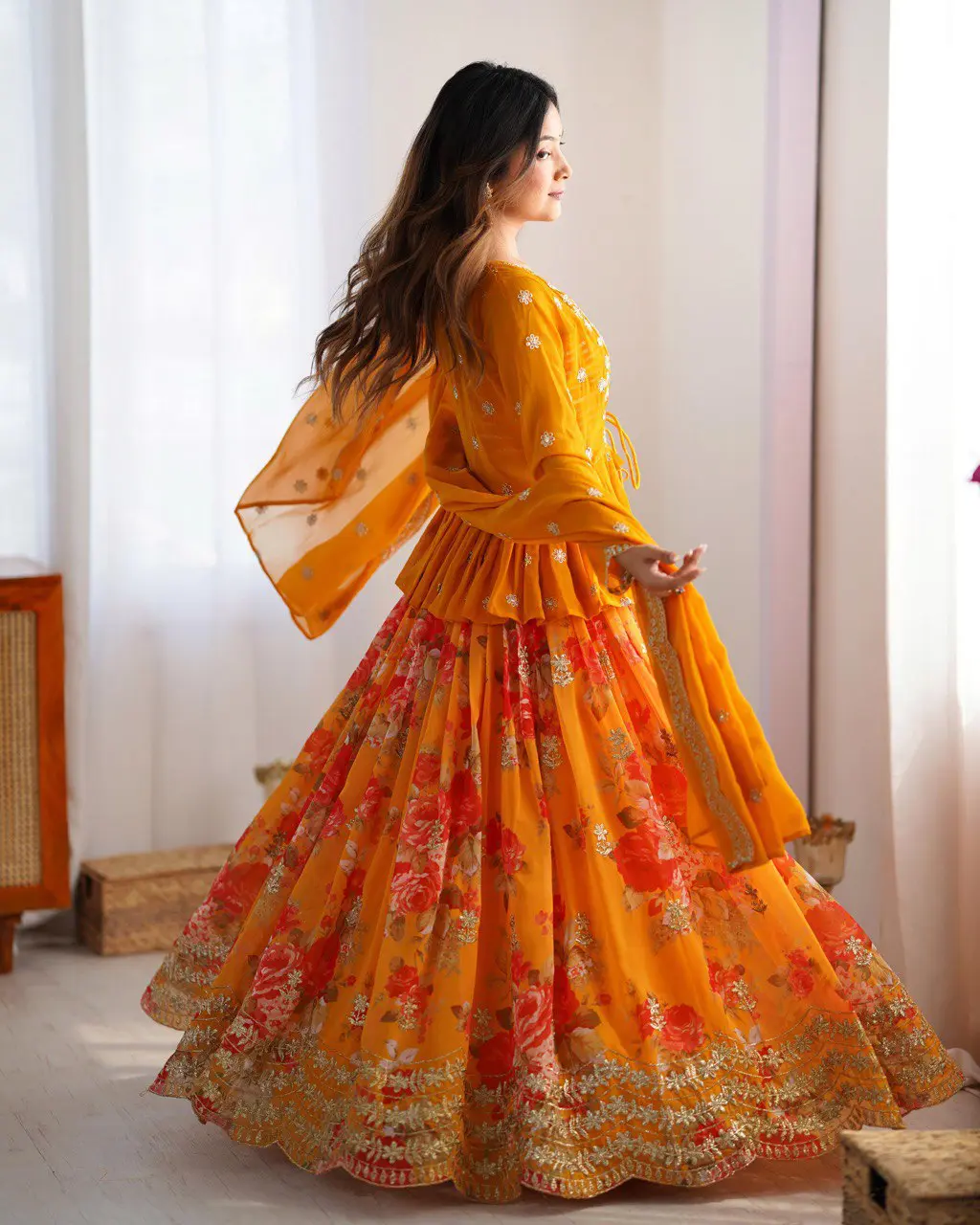 Awarya's Premium Quality Heavy Traditional Koti Lehenga Choli