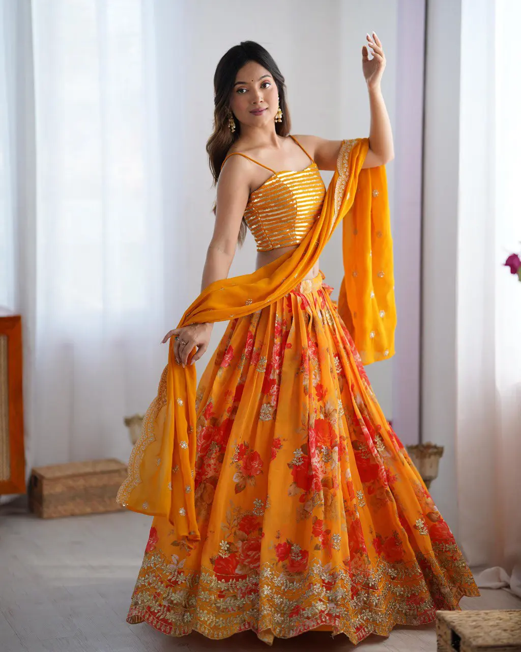 Awarya's Premium Quality Heavy Traditional Koti Lehenga Choli