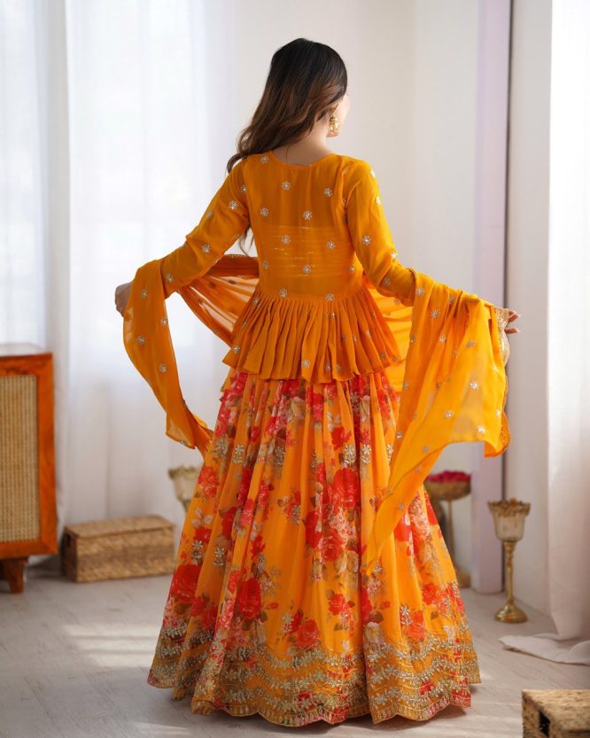 Awarya's Premium Quality Heavy Traditional Koti Lehenga Choli