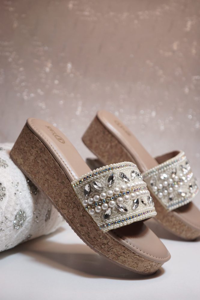 Janvi Cork Heel
