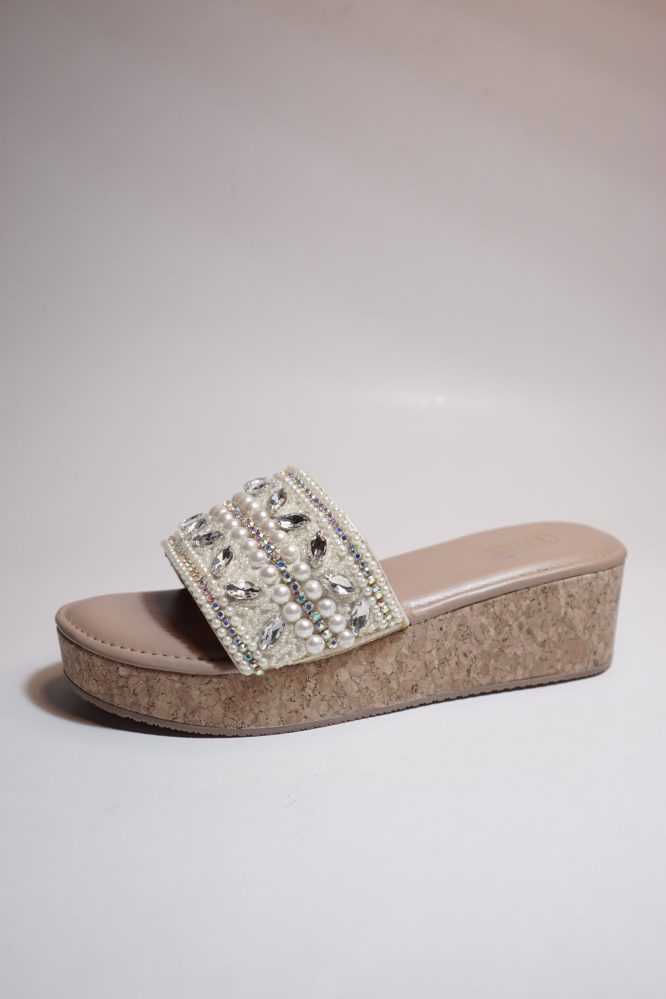 Janvi Cork Heel