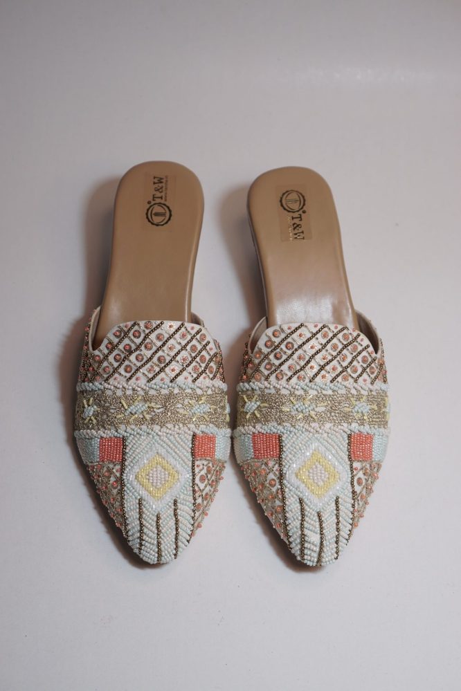 Qushi Heel Mule
