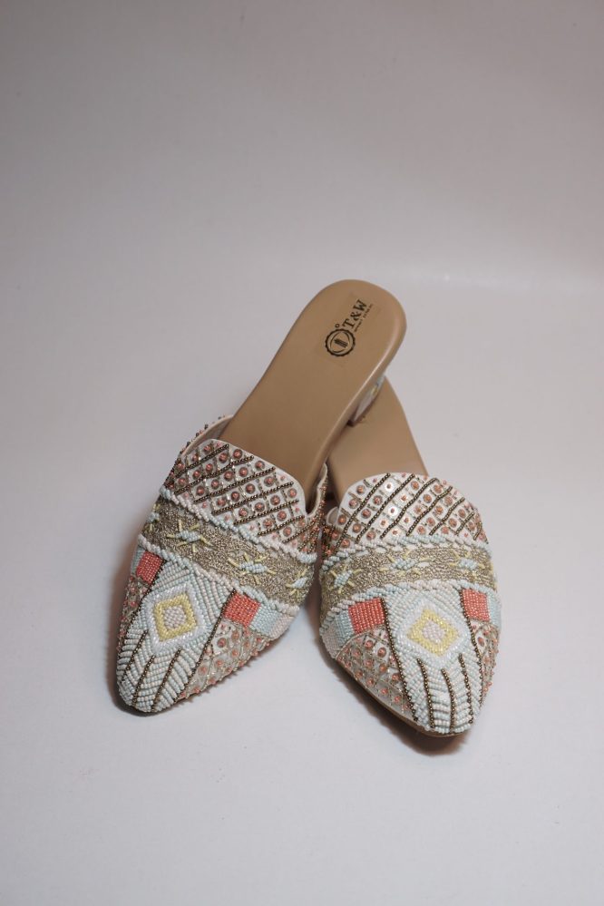 Qushi Heel Mule