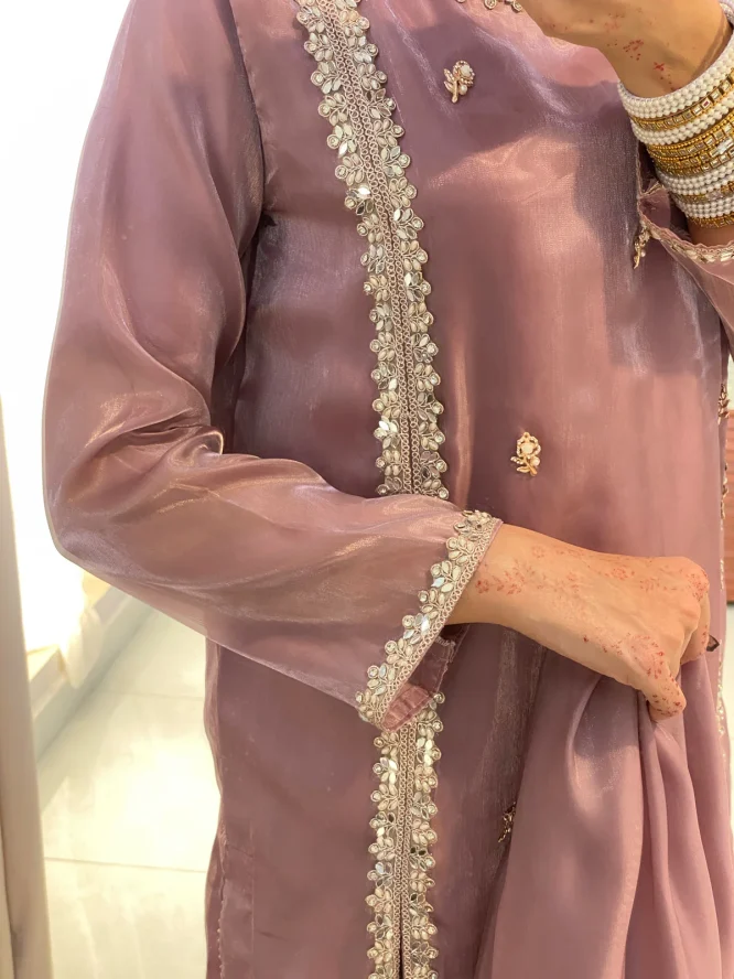 Zeenat Mauve Elegance Set