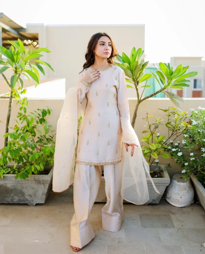 Ivory Whisper Farshi Suit Set