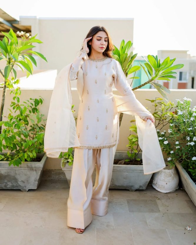 Ivory Whisper Farshi Suit Set