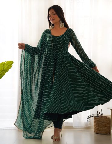 PURE SOFT FOX GEORGETTE LAHERIYA PRINT DKB-264