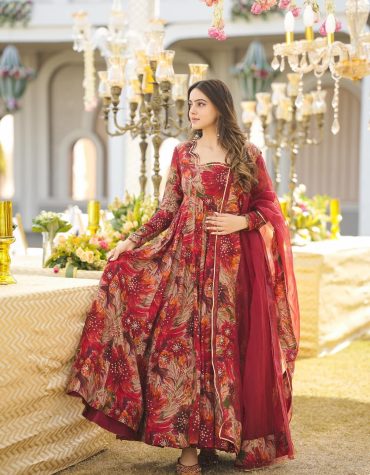 Salisha Premium Quality Maxi Anarkali Suit Set