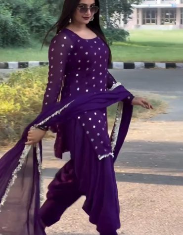 Mitya Premium Purple Dhoti Suit Set