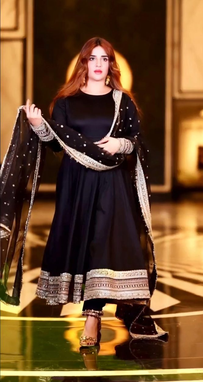 Sunshine Black Havy Rayon Royal Elegant Anarkali  Suit Set