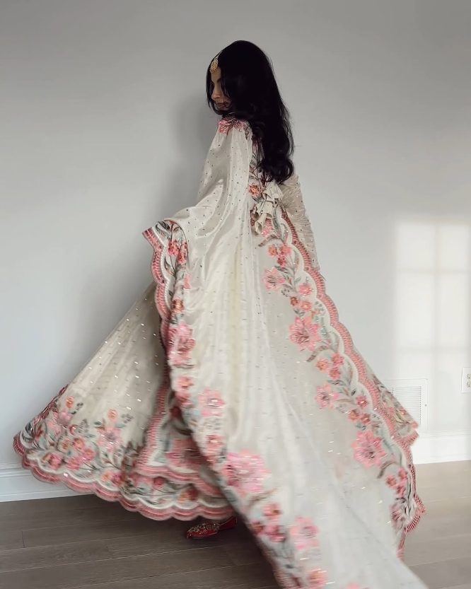 Aarushi Heavy Pure Cinon Silk Gown