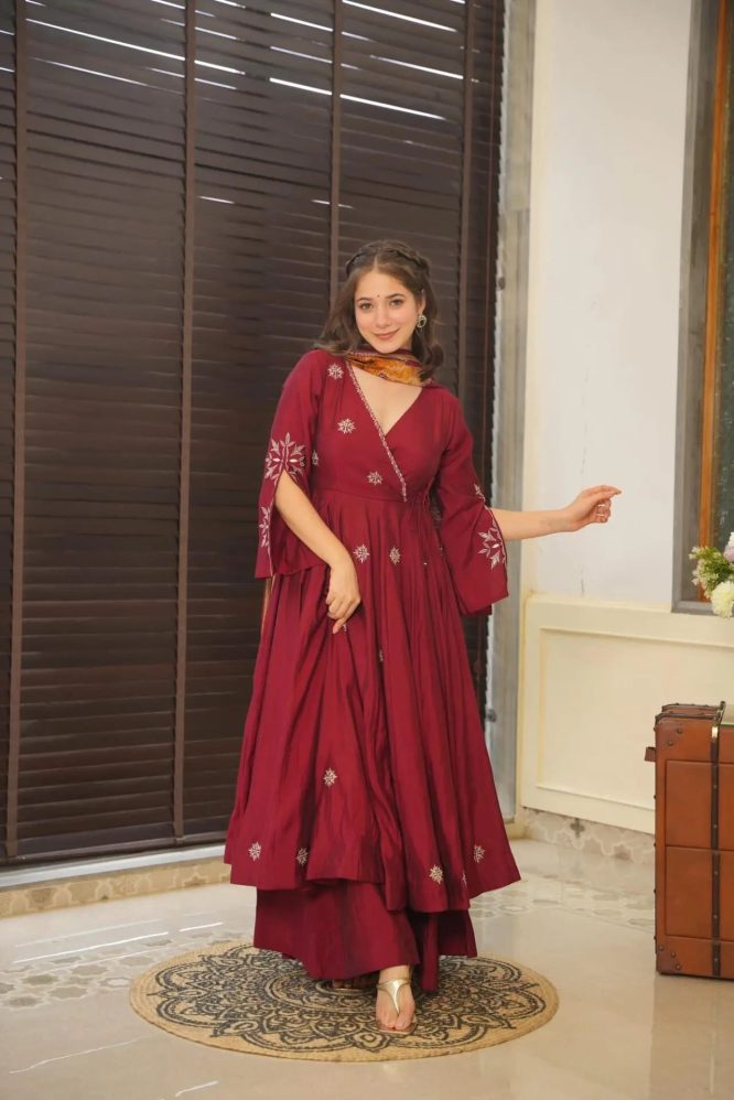 Devine Pure Cotton Anarkali Suit Set