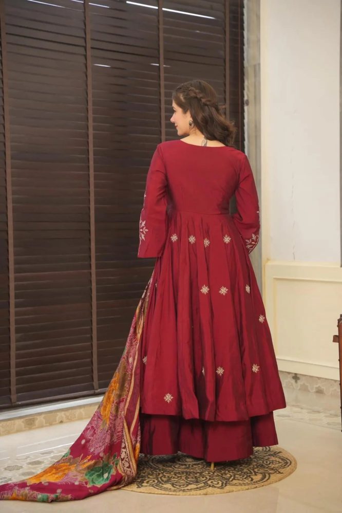 Devine Pure Cotton Anarkali Suit Set