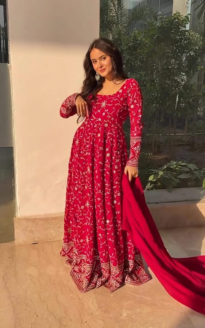PINAKI'S NEW ANARKALI SUIT SET - 147