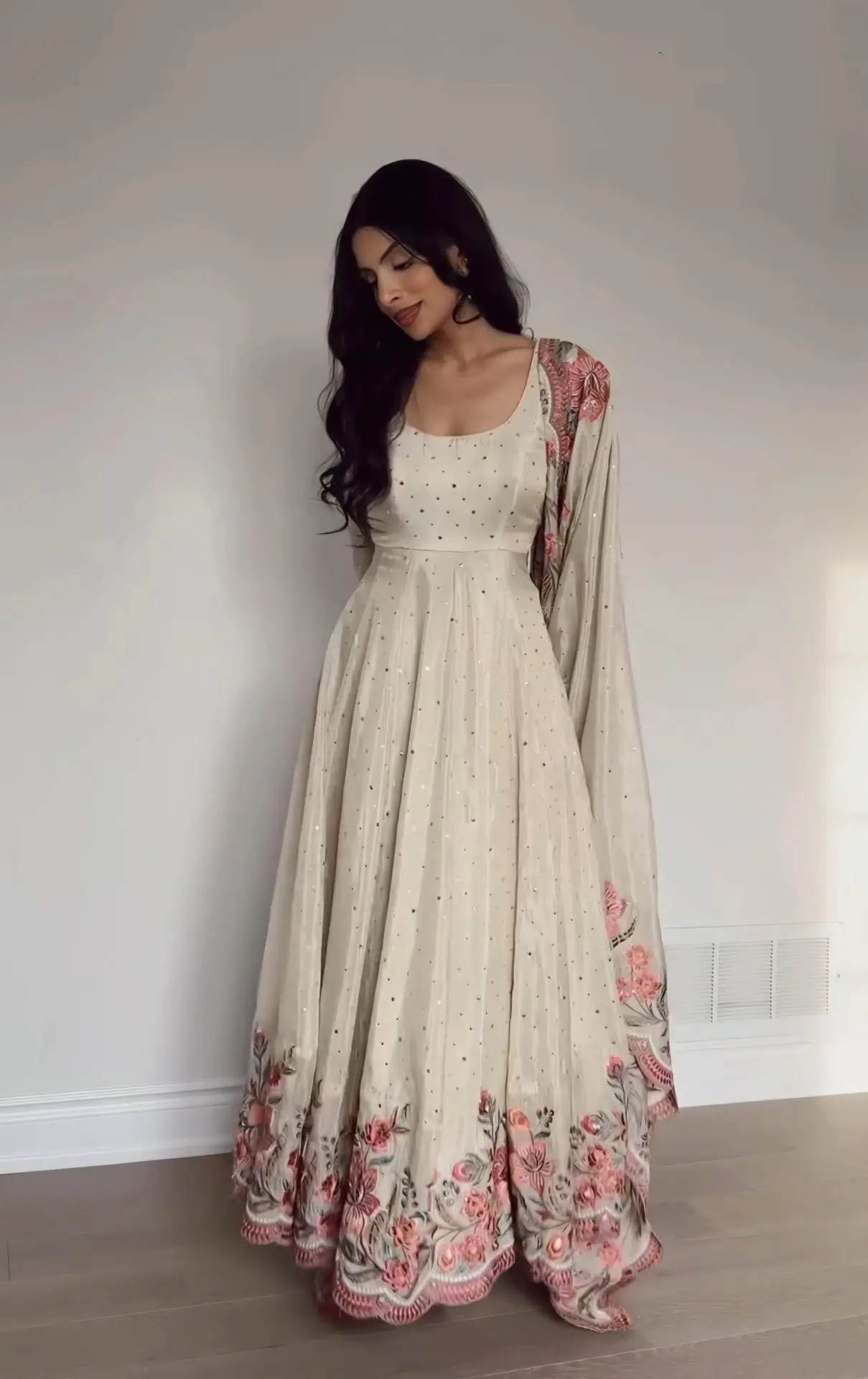 Aarushi Heavy Pure Cinon Silk Gown