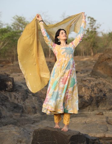 Kajal's Multi Coloured Suit